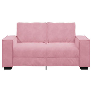 vidaXL Canapé à 2 places rose 160x78x84 cm Velours