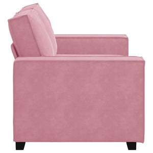 vidaXL Canapé à 2 places rose 160x78x84 cm Velours
