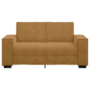 vidaXL Canapé 2 places marron 160x78x84 cm Velours