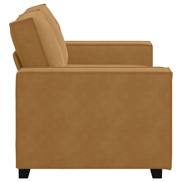 vidaXL Canapé 2 places marron 160x78x84 cm Velours