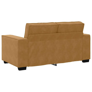 vidaXL Canapé 2 places marron 160x78x84 cm Velours