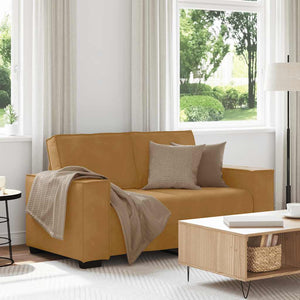 vidaXL Canapé 2 places marron 160x78x84 cm Velours