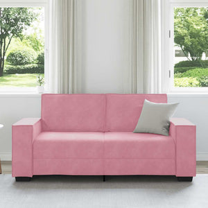 vidaXL Canapé 2 places rose 180x78x84 cm velours