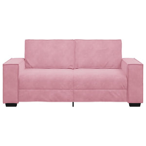 vidaXL Canapé 2 places rose 180x78x84 cm velours