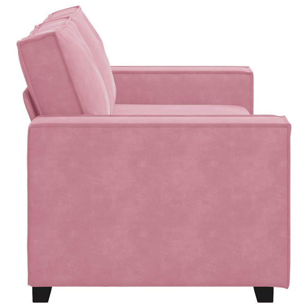 vidaXL Canapé 2 places rose 180x78x84 cm velours