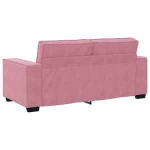 vidaXL Canapé 2 places rose 180x78x84 cm velours