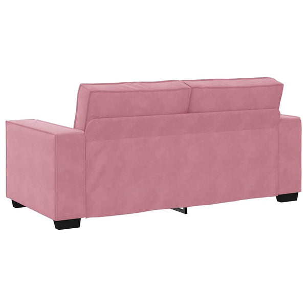 vidaXL Canapé 2 places rose 180x78x84 cm velours