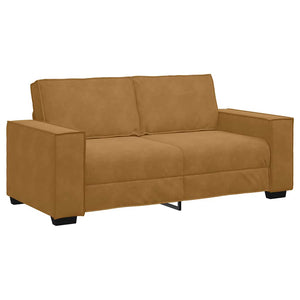 vidaXL Canapé 2 places marron 180x78x84 cm velours