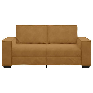 vidaXL Canapé 2 places marron 180x78x84 cm velours