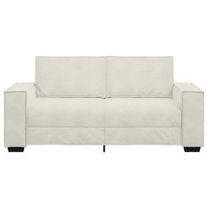 2-Sitzer Sofa Creme Samt