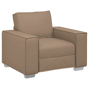 Cappuccino Kunstleder Sofa-Sessel, 100cm