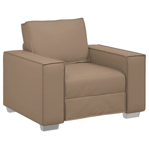 Cappuccino Kunstleder Sofa-Sessel, 100cm