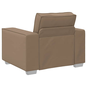 Cappuccino Kunstleder Sofa-Sessel, 100cm
