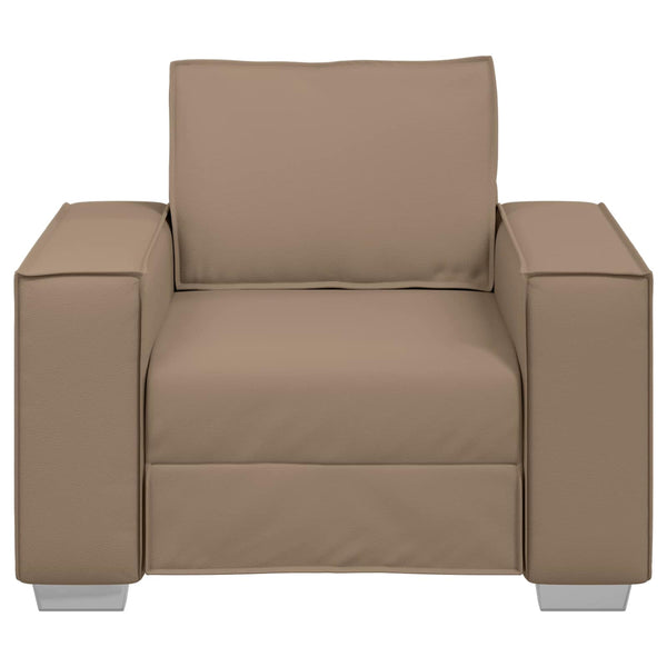 Cappuccino Kunstleder Sofa-Sessel, 100cm