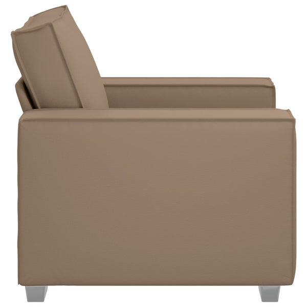 Cappuccino Kunstleder Sofa-Sessel, 100cm