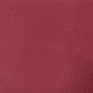 Weinrotes Kunstleder Zweisitzer Sofa 180 cm