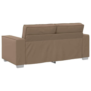 Zweisitzer Sofa Cappuccino Kunstleder 180cm