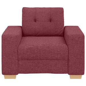Weinroter Stoff Sofa-Sessel 100x78x80 cm