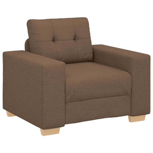 Brauner Sofa-Sessel Stoff 100x78x80 cm