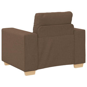 Brauner Sofa-Sessel Stoff 100x78x80 cm