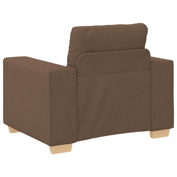 Brauner Sofa-Sessel Stoff 100x78x80 cm