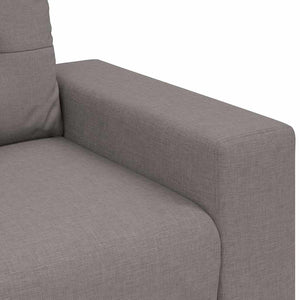Taupe Sofasessel Stoff 100x78x80 cm