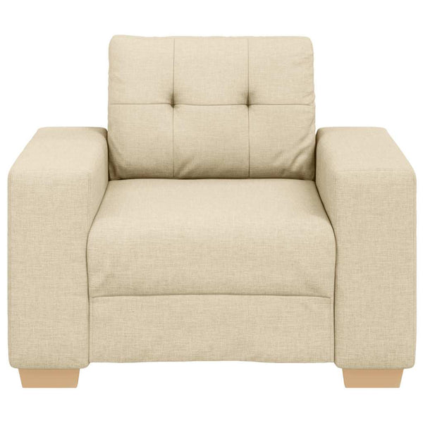 Creme Sofa-Sessel Stoff 100 cm
