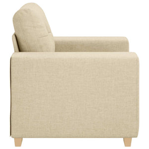 Creme Sofa-Sessel Stoff 100 cm