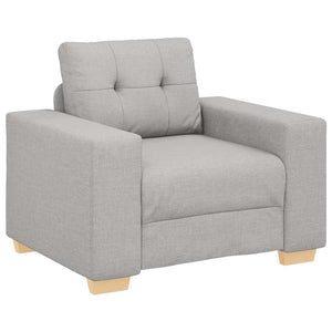 Sofa-Sessel Wolkengrau Stoff 100cm