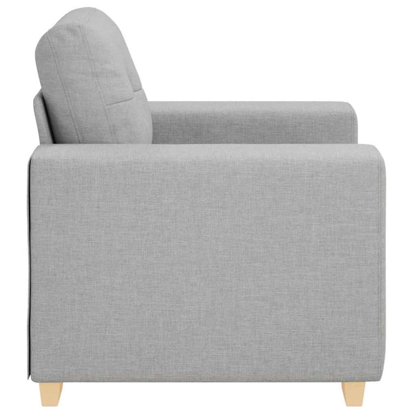 Sofa-Sessel Wolkengrau Stoff 100cm