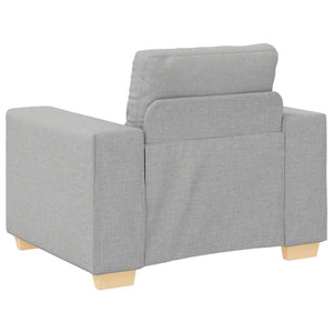 Sofa-Sessel Wolkengrau Stoff 100cm