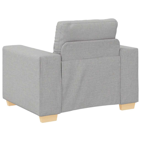 Sofa-Sessel Wolkengrau Stoff 100cm