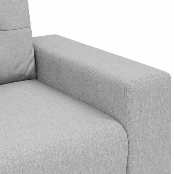Sofa-Sessel Wolkengrau Stoff 100cm