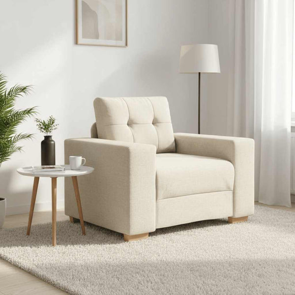 Leinen Sofa Sessel 100x78x80 cm