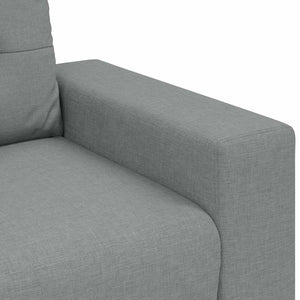 vidaXL Canapé deux places gris clair 160x77x82 cm Tissu