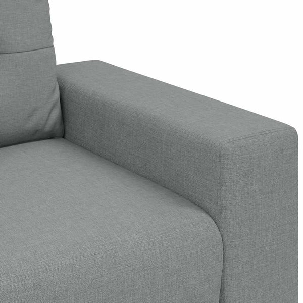 vidaXL Canapé deux places gris clair 160x77x82 cm Tissu