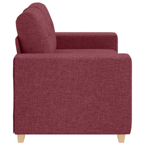 Weinrotes Loveseat Sofa 160cm