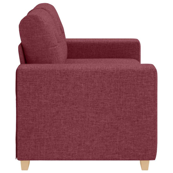 Weinrotes Loveseat Sofa 160cm