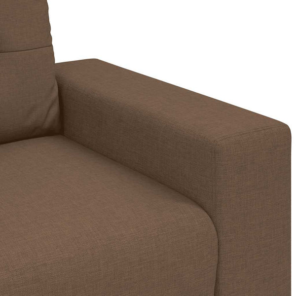 vidaXL Canapé deux places marron 160x77x82 cm Tissu
