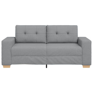 Canapé à 2 places vidaXL gris clair 180x77x82 cm Tissu