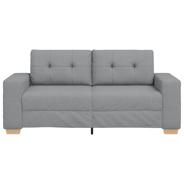 Canapé à 2 places vidaXL gris clair 180x77x82 cm Tissu
