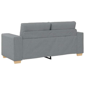 Canapé à 2 places vidaXL gris clair 180x77x82 cm Tissu