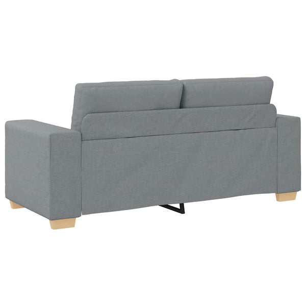 Canapé à 2 places vidaXL gris clair 180x77x82 cm Tissu