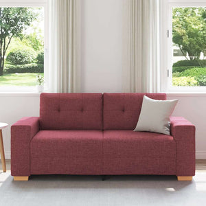 Weinrotes Loveseat Sofa Stoff 180 cm