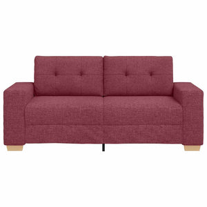 Weinrotes Loveseat Sofa Stoff 180 cm