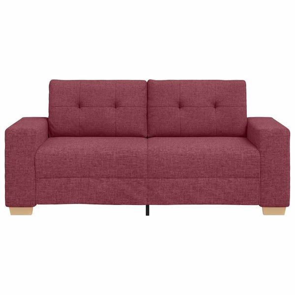 Weinrotes Loveseat Sofa Stoff 180 cm