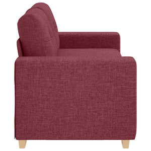 Weinrotes Loveseat Sofa Stoff 180 cm
