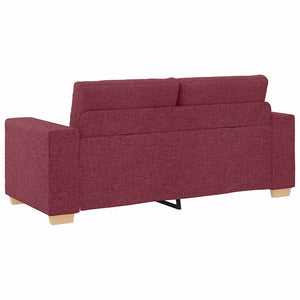 Weinrotes Loveseat Sofa Stoff 180 cm