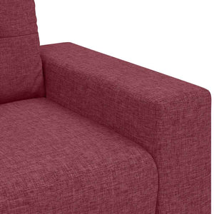 Weinrotes Loveseat Sofa Stoff 180 cm