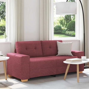 Weinrotes Loveseat Sofa Stoff 180 cm